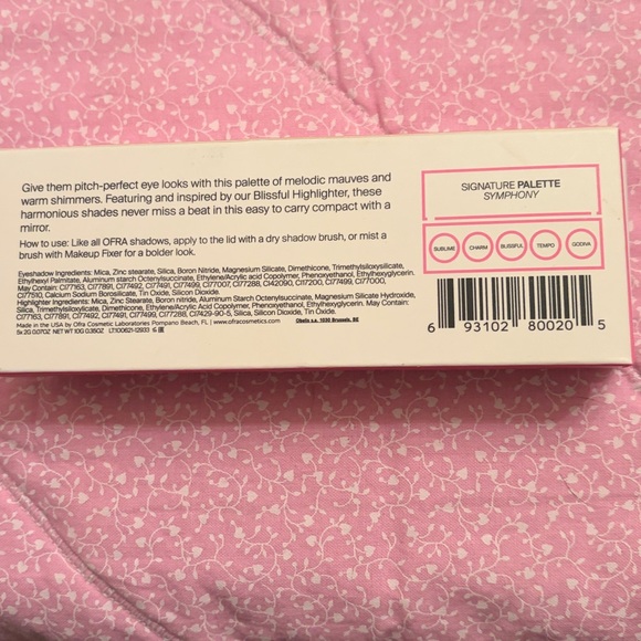 Ace Beaute Floral Vintage Palette and Ofra Symphony Pallet both BNIB - Picture 10 of 10